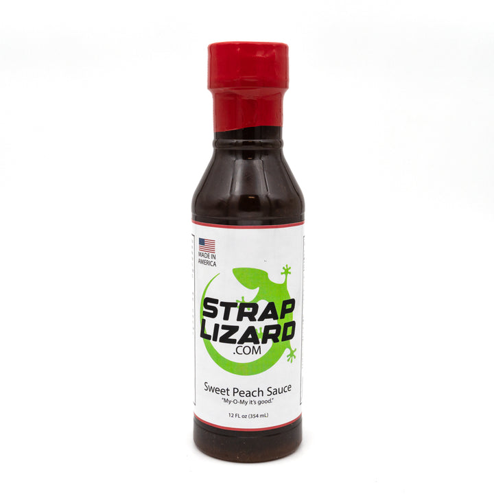 Strap Lizard Cooking Sauce - Sweet Peach 12 FL oz