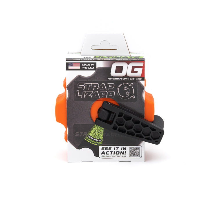 Strap Lizard OG | Ratchet Strap Storage &amp; Tail Management Accessory (Packaged)