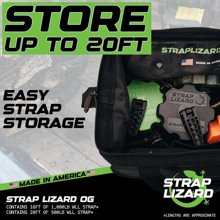 Strap Lizard OG | Ratchet Strap Storage &amp; Tail Management Accessory