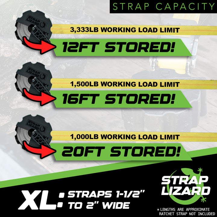Strap Lizard XL | Ratchet Strap Storage &amp; Tail Management Accessory
