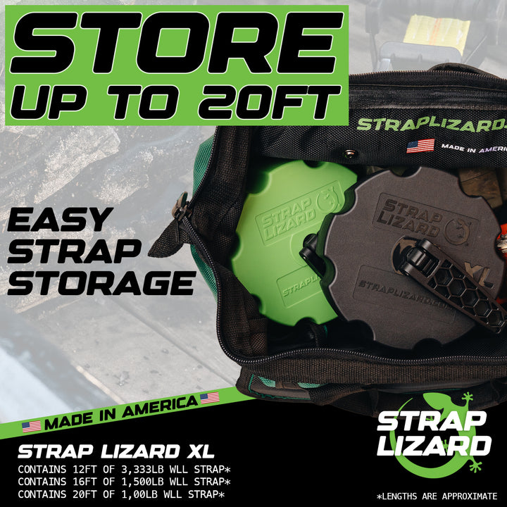 Strap Lizard XL | Ratchet Strap Storage &amp; Tail Management Accessory