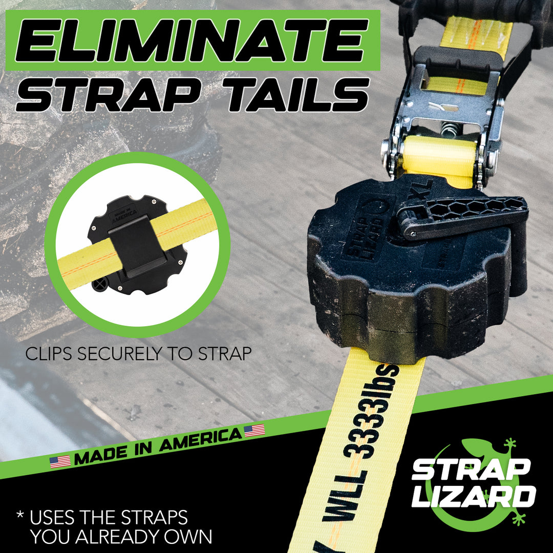 Strap Lizard XL | Ratchet Strap Storage &amp; Tail Management Accessory